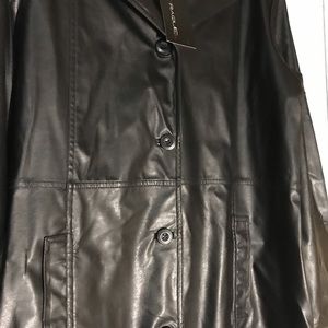 Renee Raquel Faux Leather Coat
